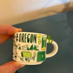 Starbucks Been There Oregon Ornament Mini Mug with Box